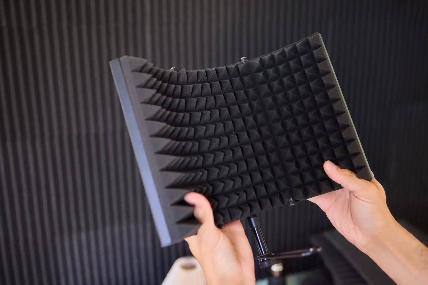 Office sound masking system installation