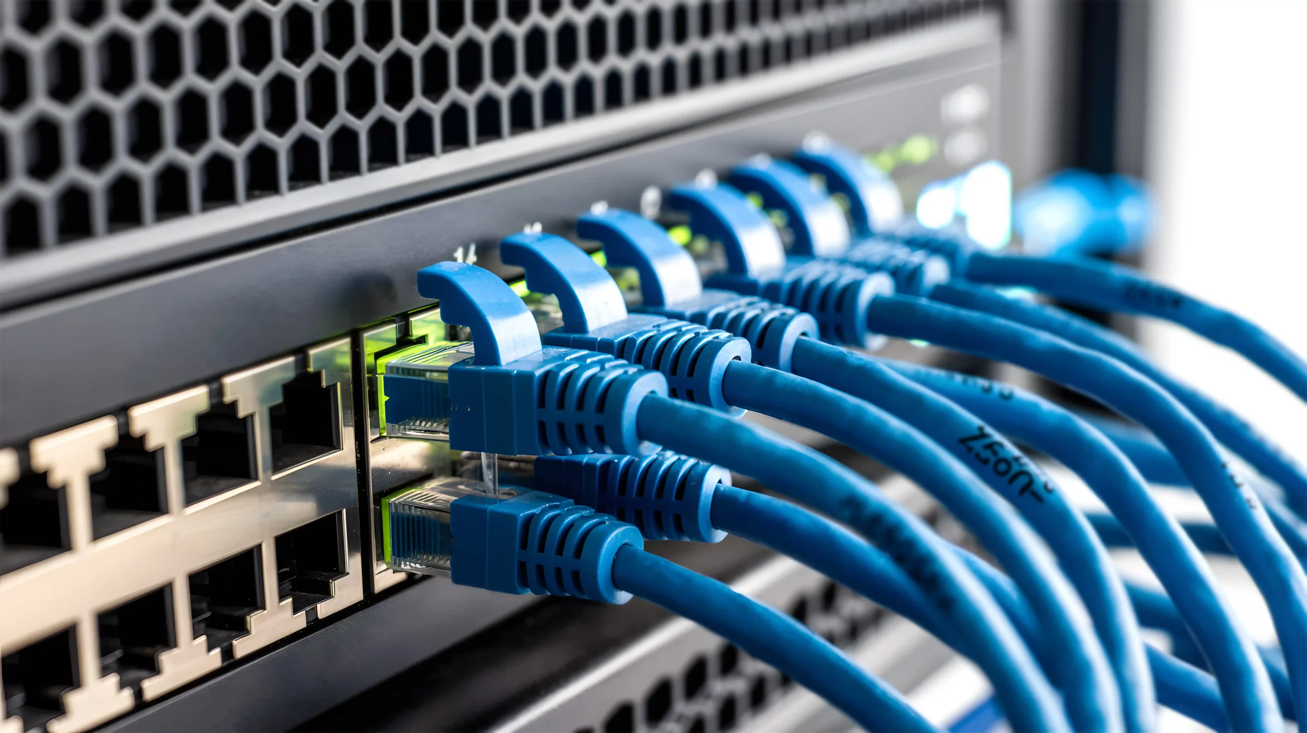 Structured network cabling installation
